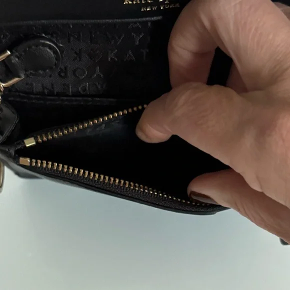 Kate Spade Small Bifold Black Keychain Wallet - Picture 8 of 12